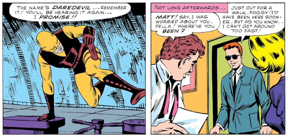 Daredevil in his first appearance