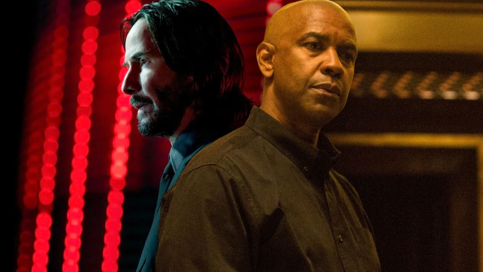John Wick and Denzel Washington in The Equalizer