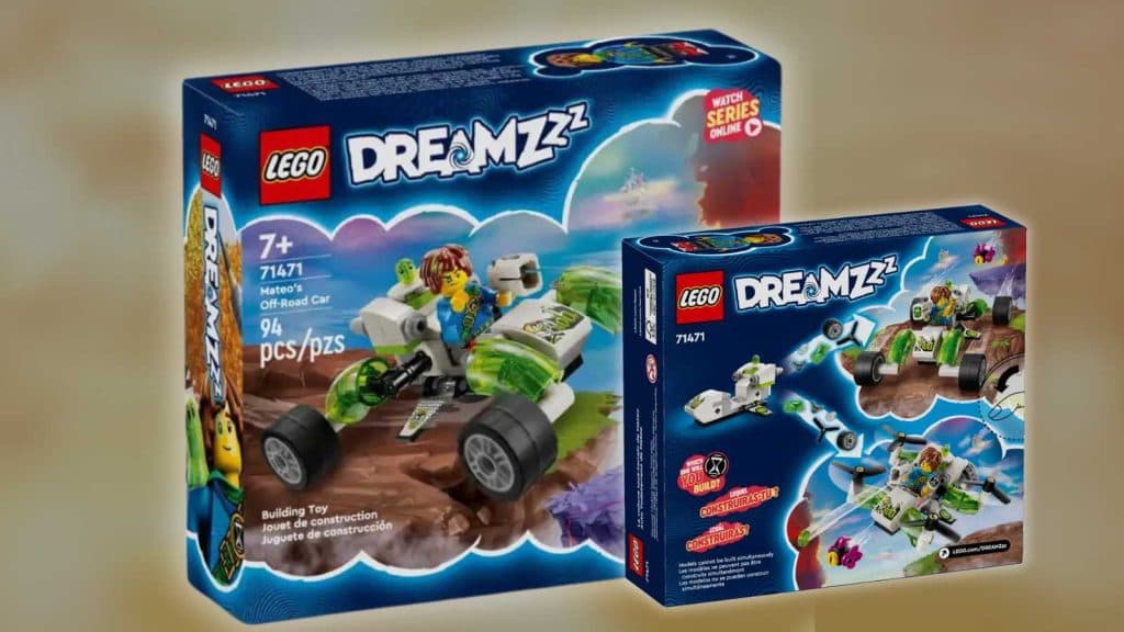 LEGO DREAMZzz Mateo's Off-Road Car on dreamy background