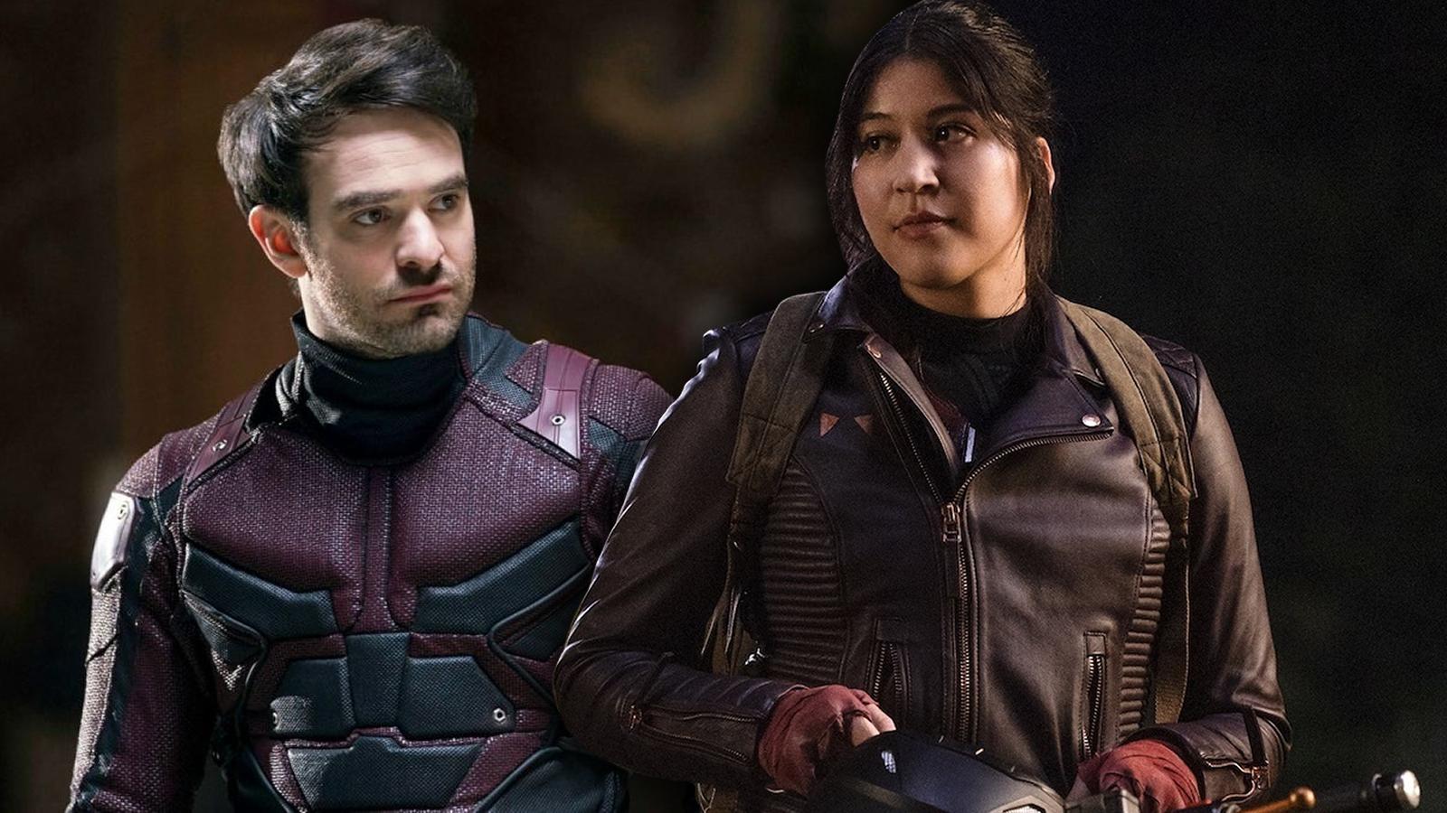 Combined stills featuring Echo and Daredevil