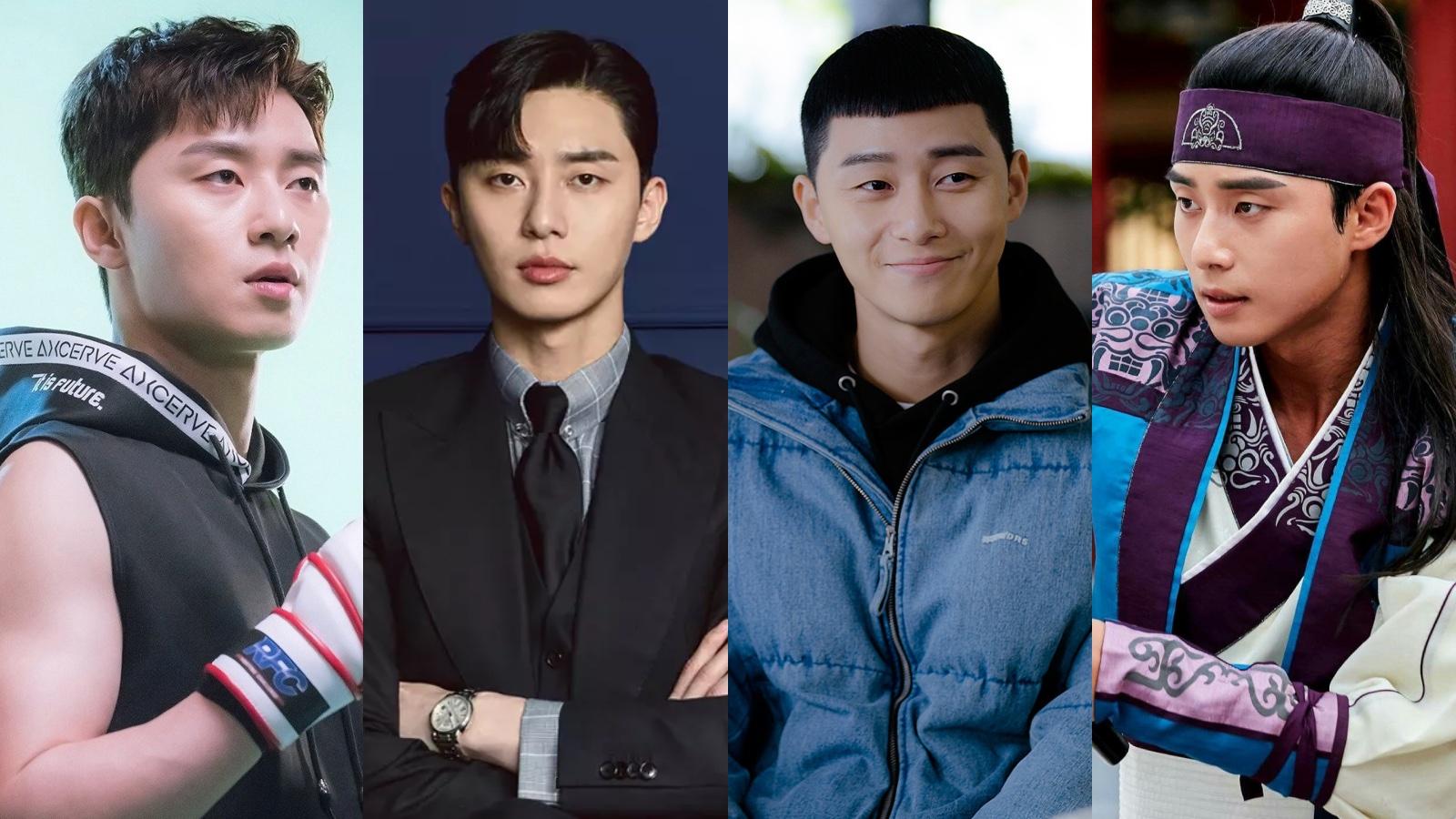 Actor Park Seo-joon in Fight For My Way, What's Wrong with Secretary Kim, Itaewon Class, and hwarang.