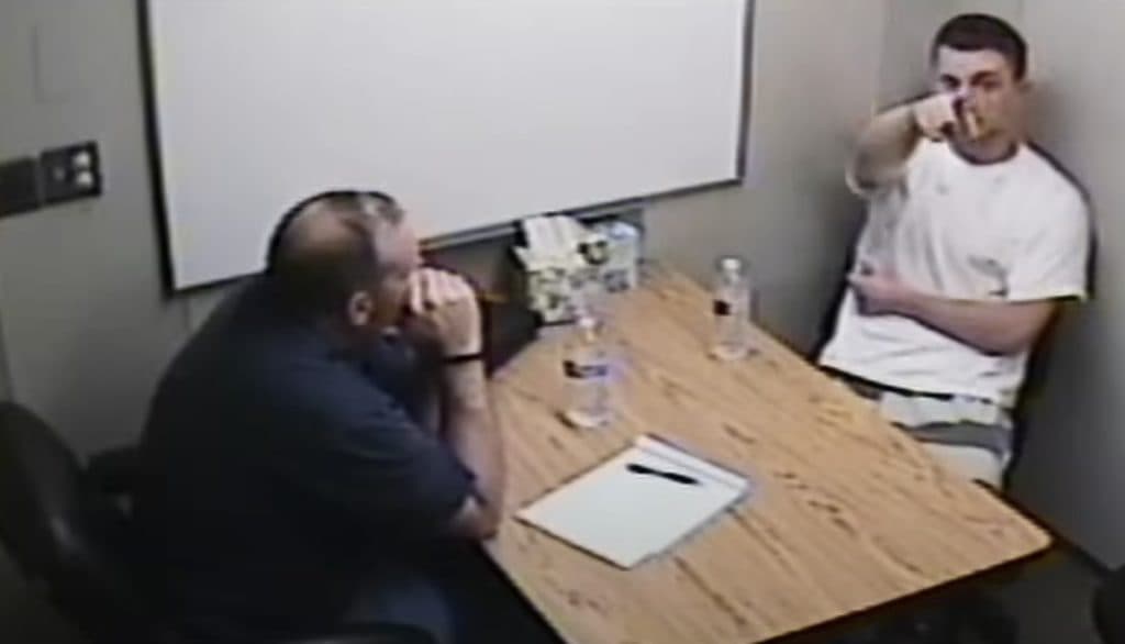 Police interrogation tape of Aaron Quinn