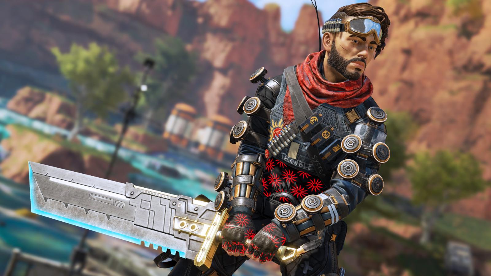 Apex Legends' Mirage with the Buster Sword