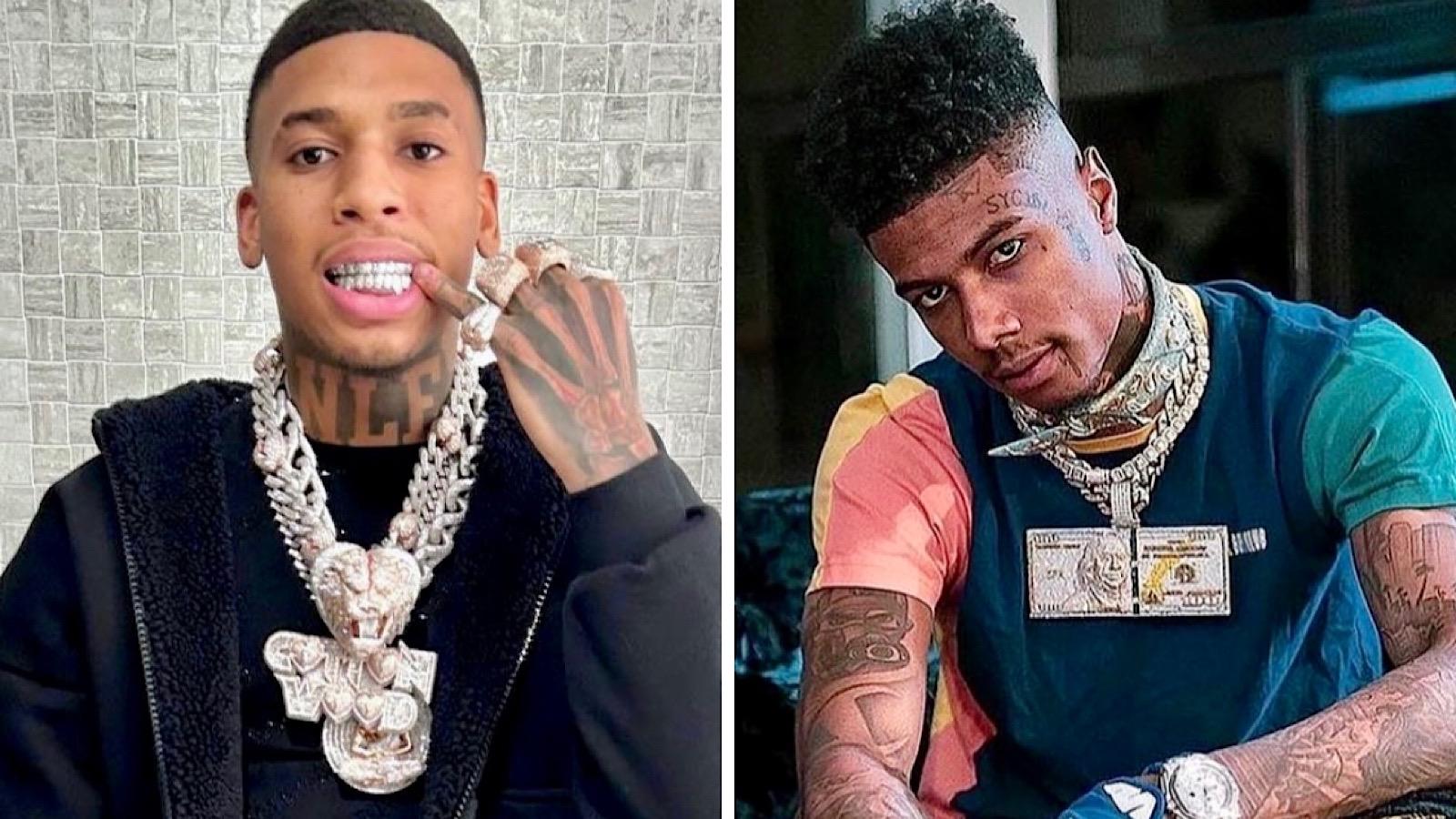 blueface and nle choppa boxing match