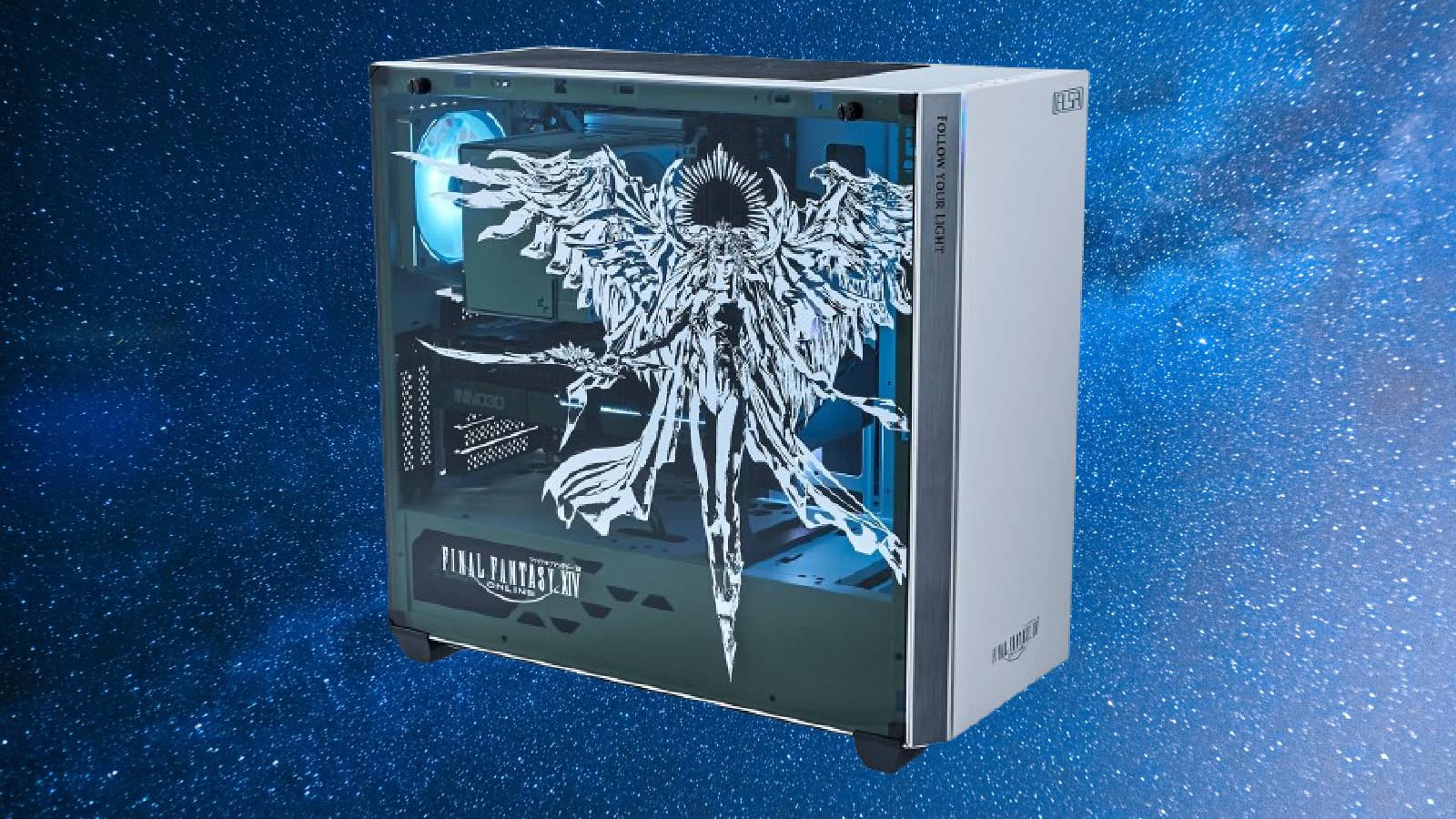 FFXIV PC featuring artwork of Hydaelyn