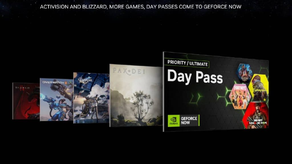 Nvidia introduces Day Pass to Geforce Now