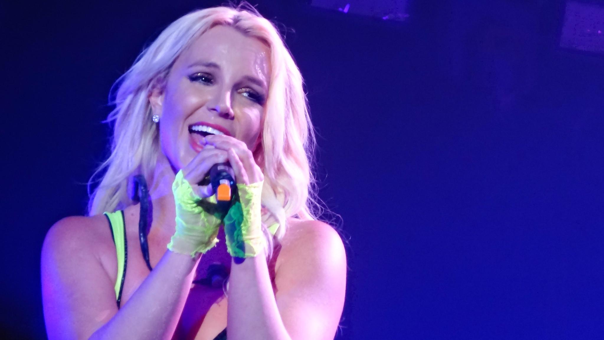 Britney Spears performing in Las Vegas