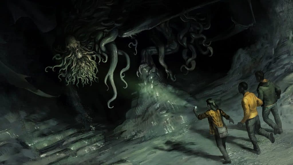 Call of Cthulhu investigators and horror