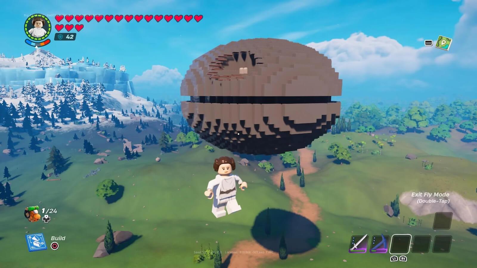 LEGO Fortnite player creates perfect replica of Star Wars Death Star