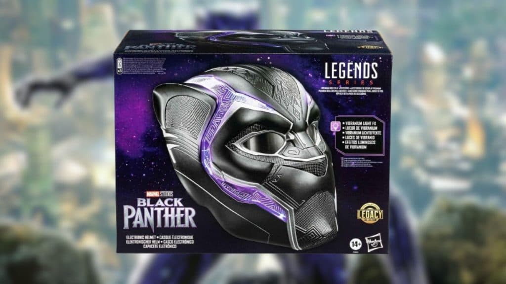 Marvel Legends Black Panther cosplay helmet