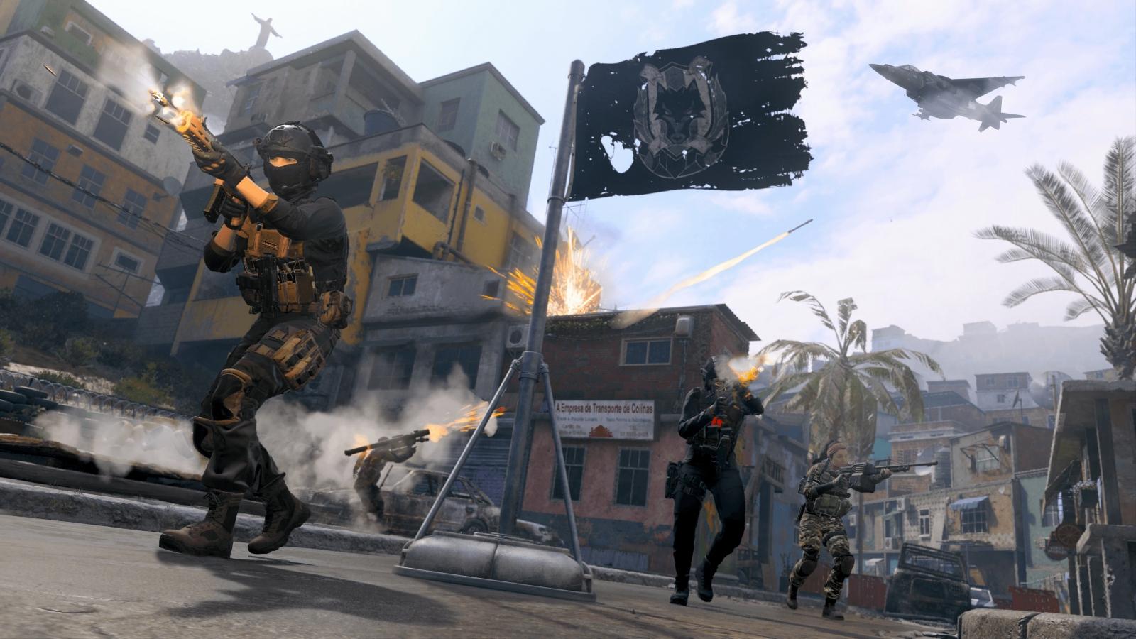 Operators on Favela in Modern Warfare 3 capturing A Flag