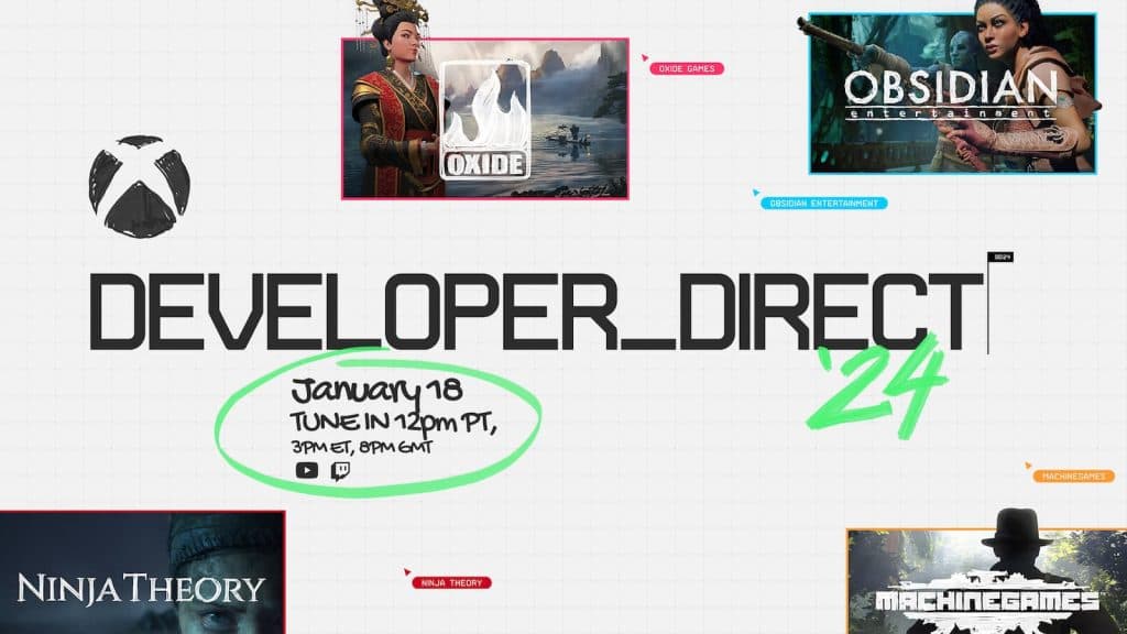 Xbox Developer Direct logo 2024