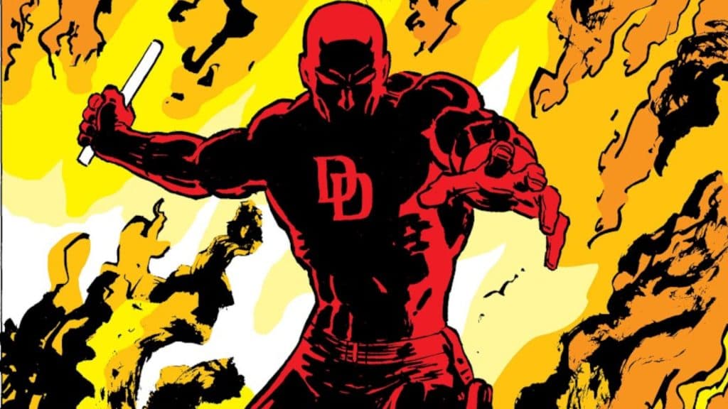 Daredevil leaving fire in Born Again