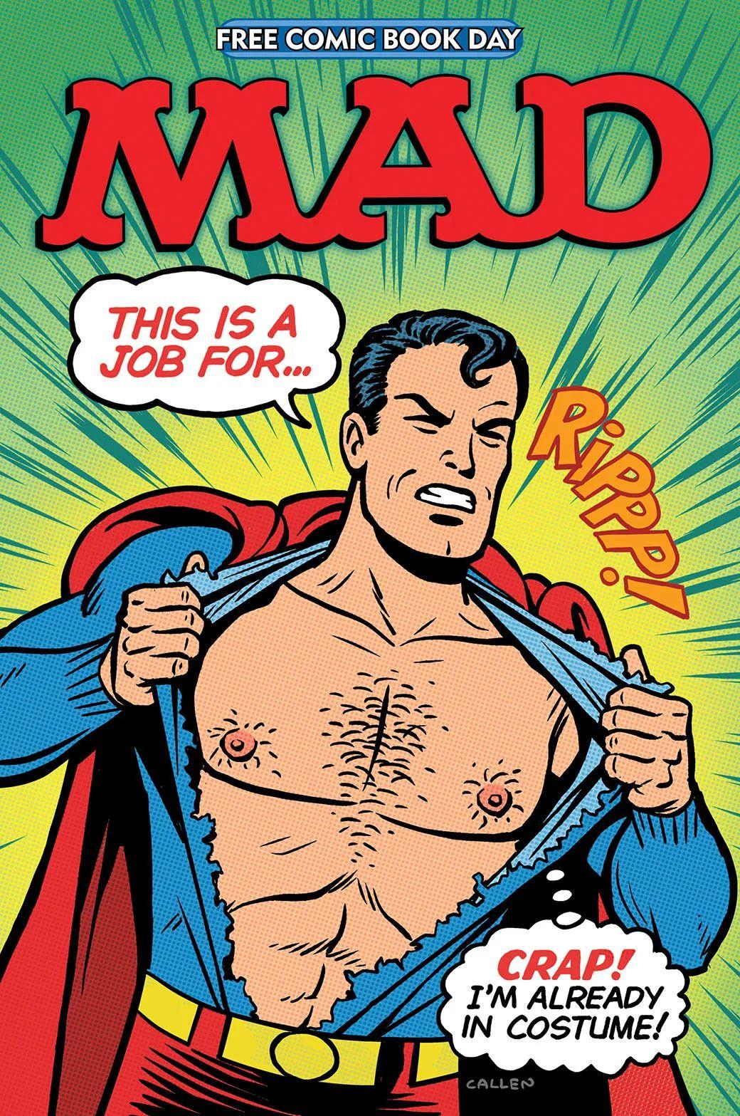 DC Comics FCBD Mad Magazine Cover Art