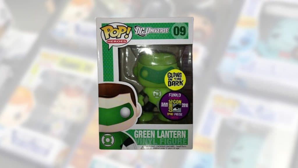 Green Lantern Glow in the Dark Funko Pop