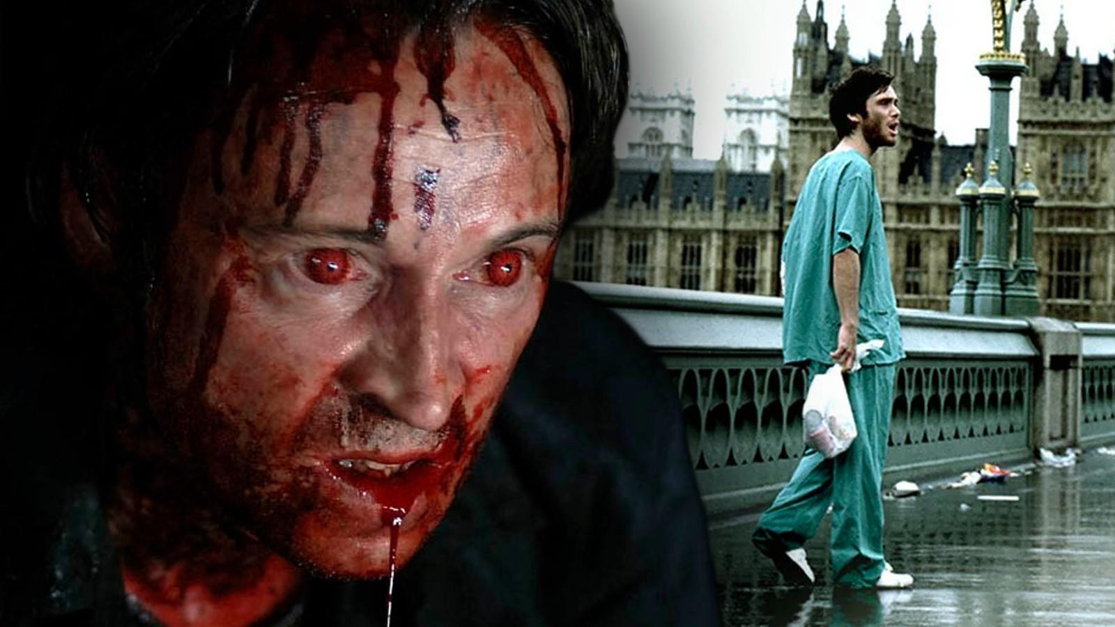 Stills from 28 Days Later and 28 Weeks Later