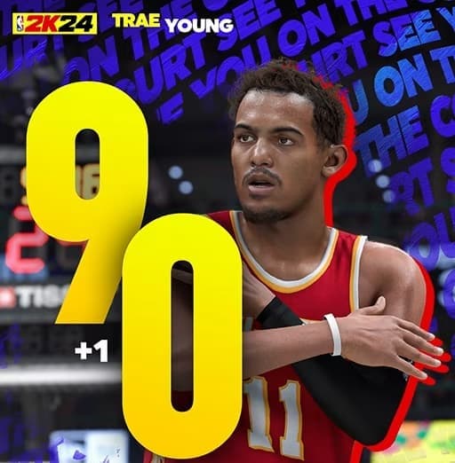 Trae Young NBA 2K24 ratings increase January 2024