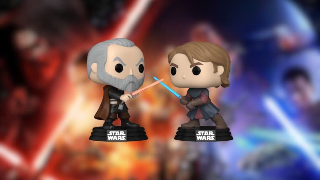 Pop! Count Dooku vs Pop! Anakin Skywalker 
