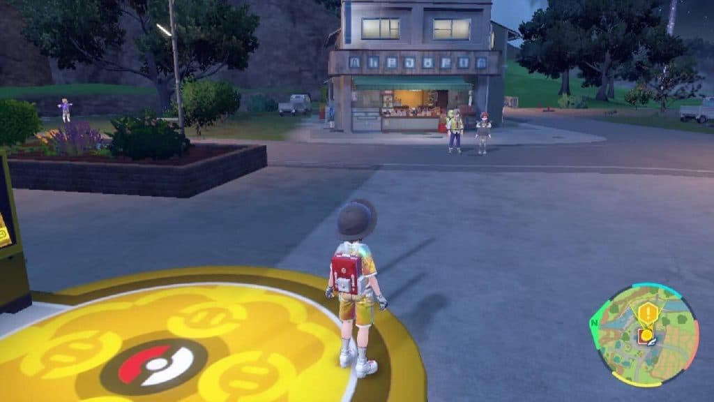 A Pokemon trainer stands in Kitikami