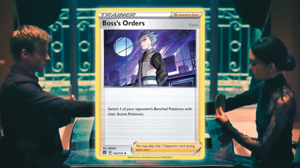 Boss's orders Pokemon TCG card