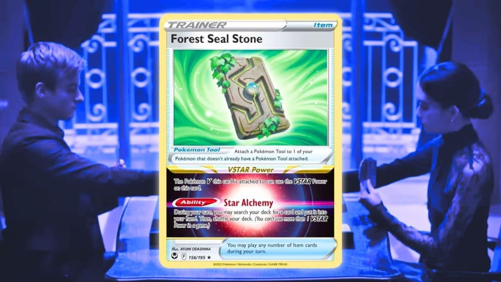 Forest Seal Stone Pokemon TCG card