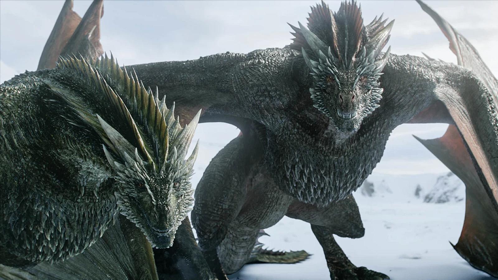 Two dragons in Game of Thrones