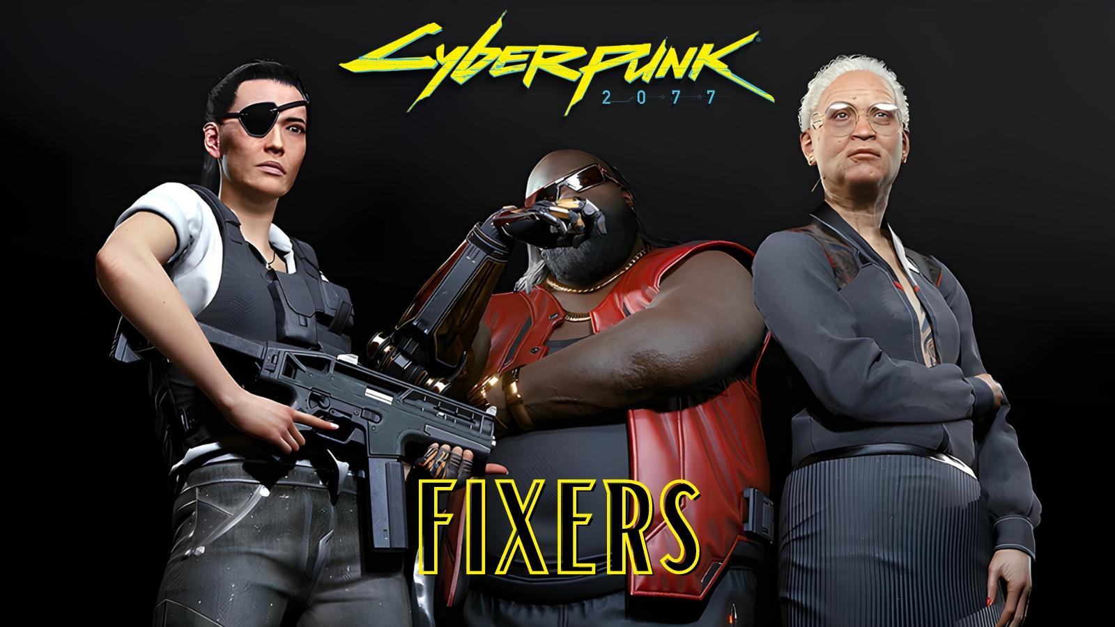 Regina, Dexter and Wakako Fixers in Cyberpunk 2077