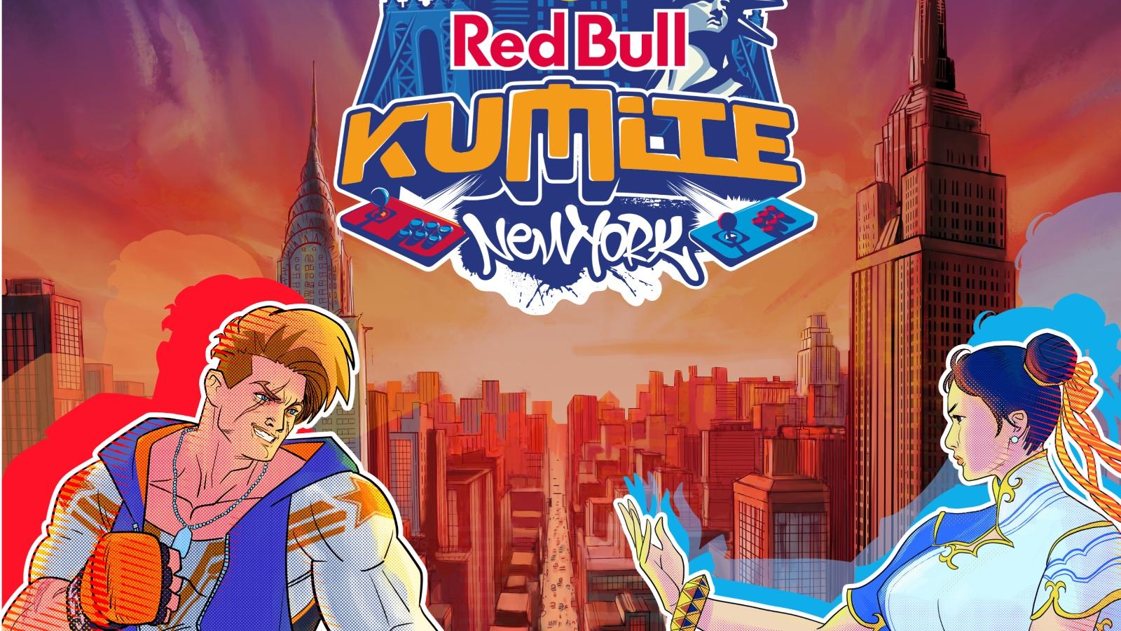 A promotional material for Red Bull Kumite 2024