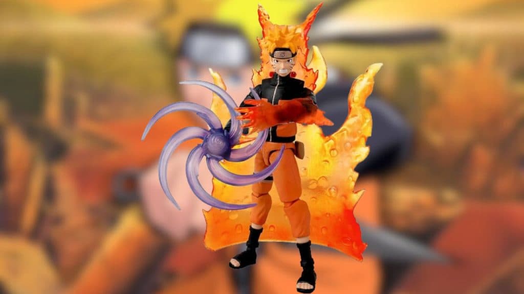 Naruto Anime Heroes Uzumaki Beyond 6.5-Inches Tailed Beast Cloak
