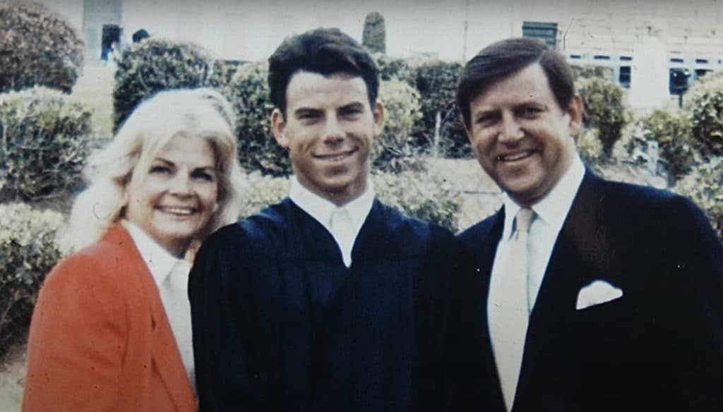 Photo of Kitty, Erik, and Jose Menendez, as shown in The Crimes that Changed Us: The Menendez Brothers