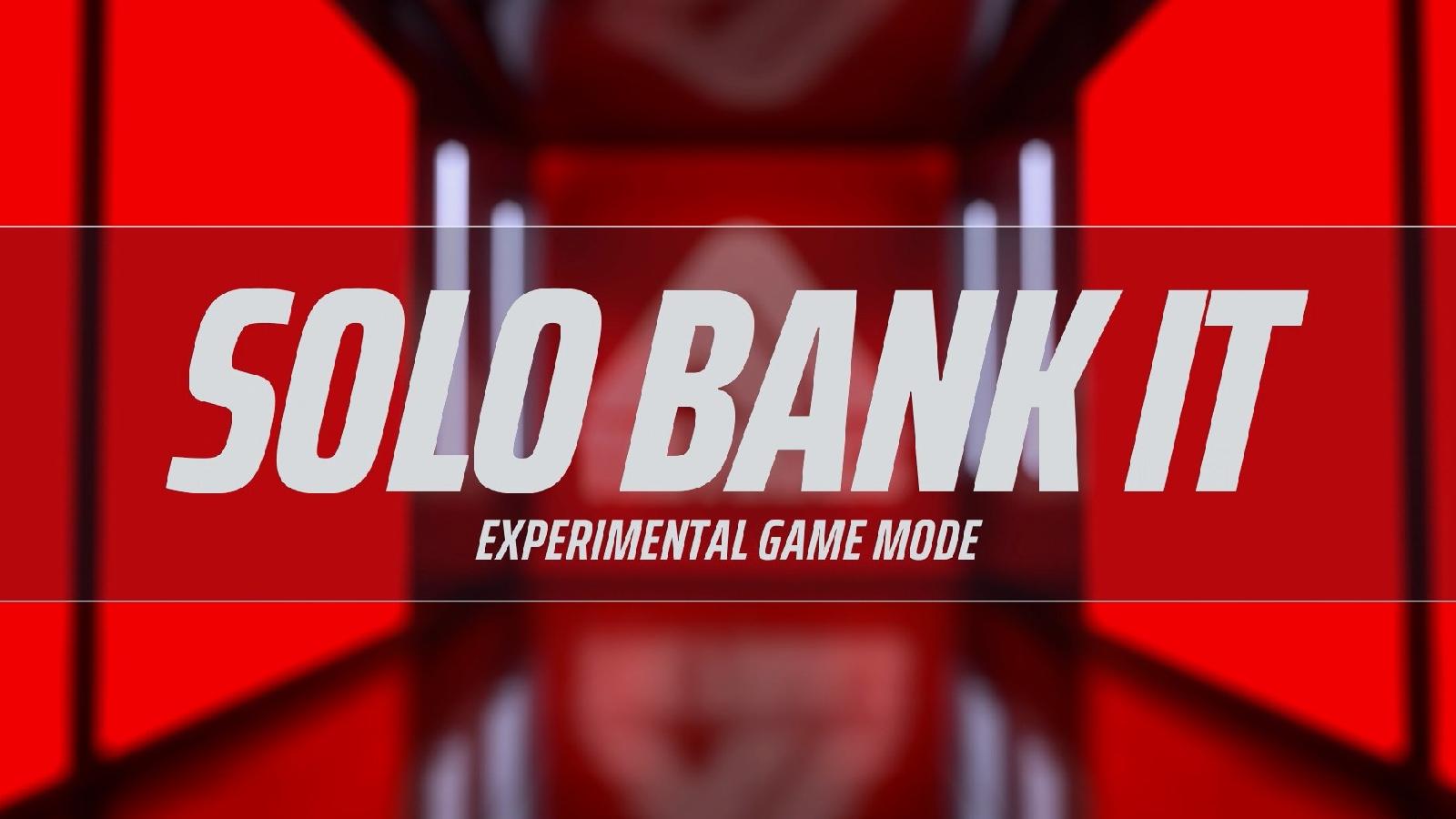 an image of the finals solo bank it game mode