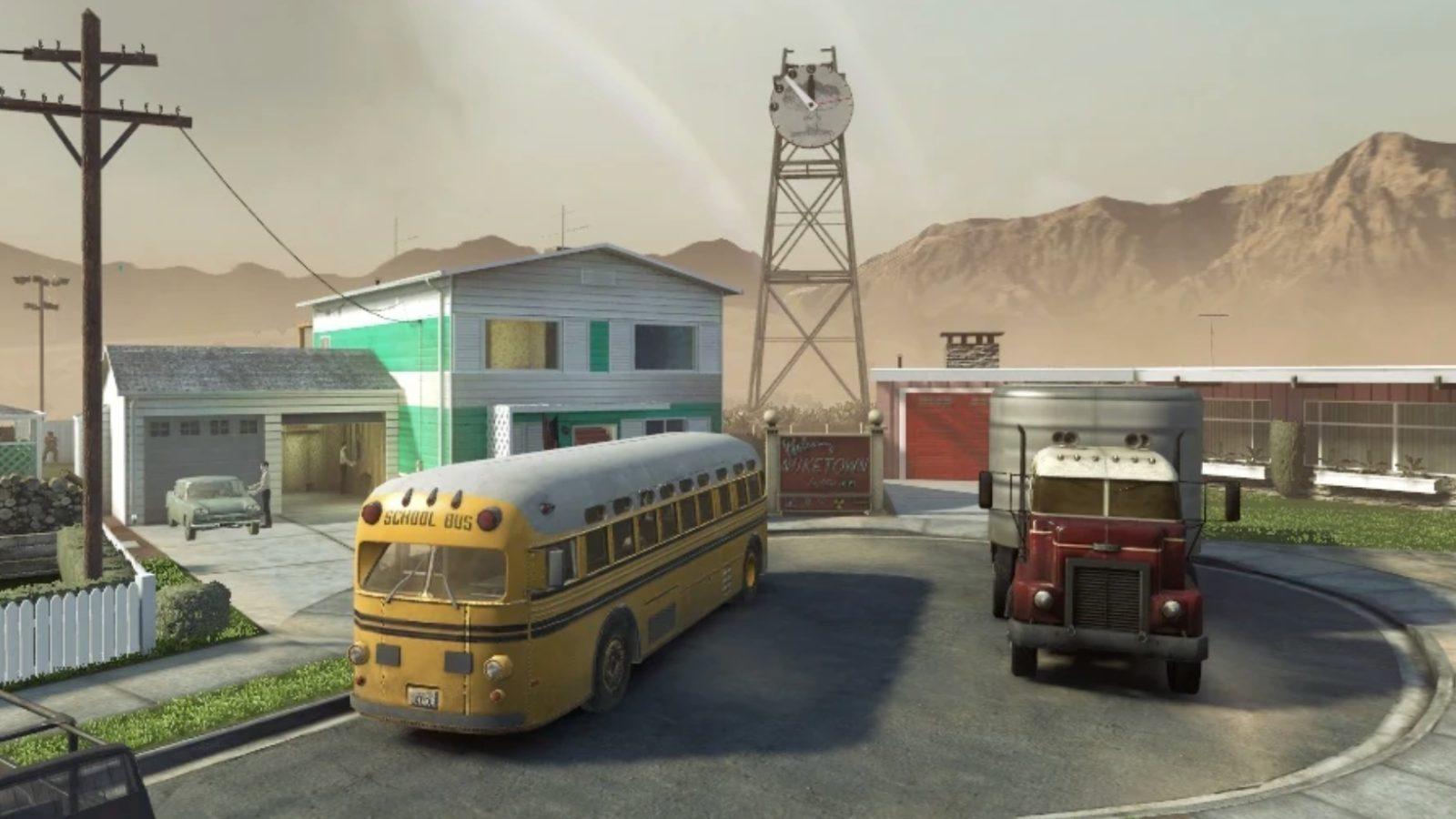 Call of Duty classic map Nuketown.