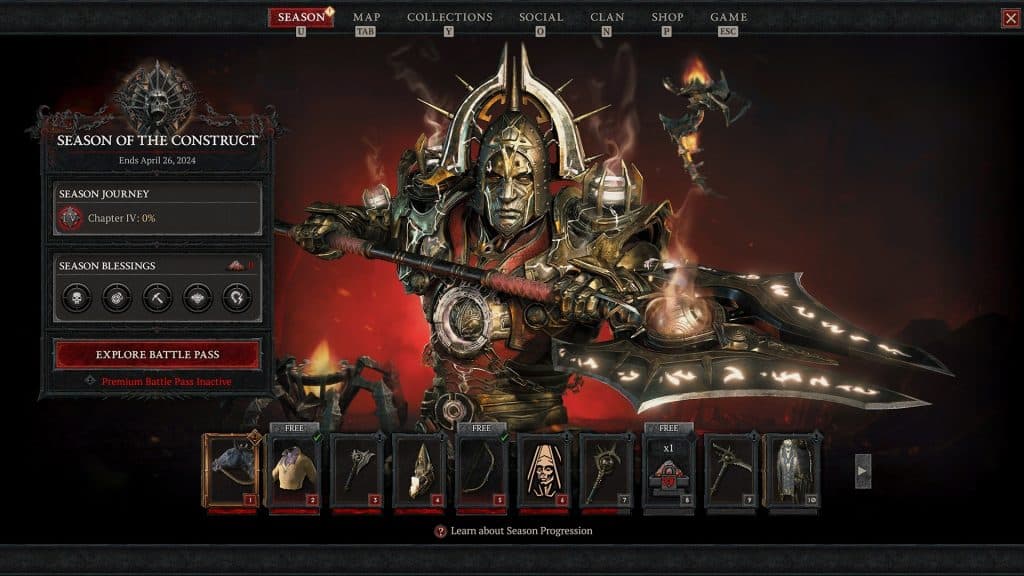 Diablo 4 Season 3 Battlepass Preview