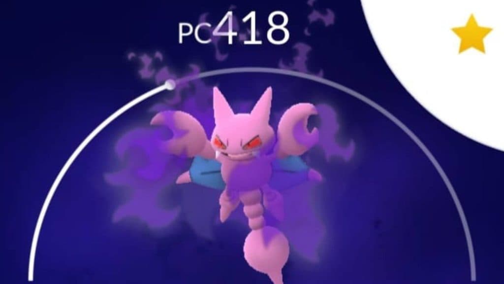 A shadow version of Gligar is shown