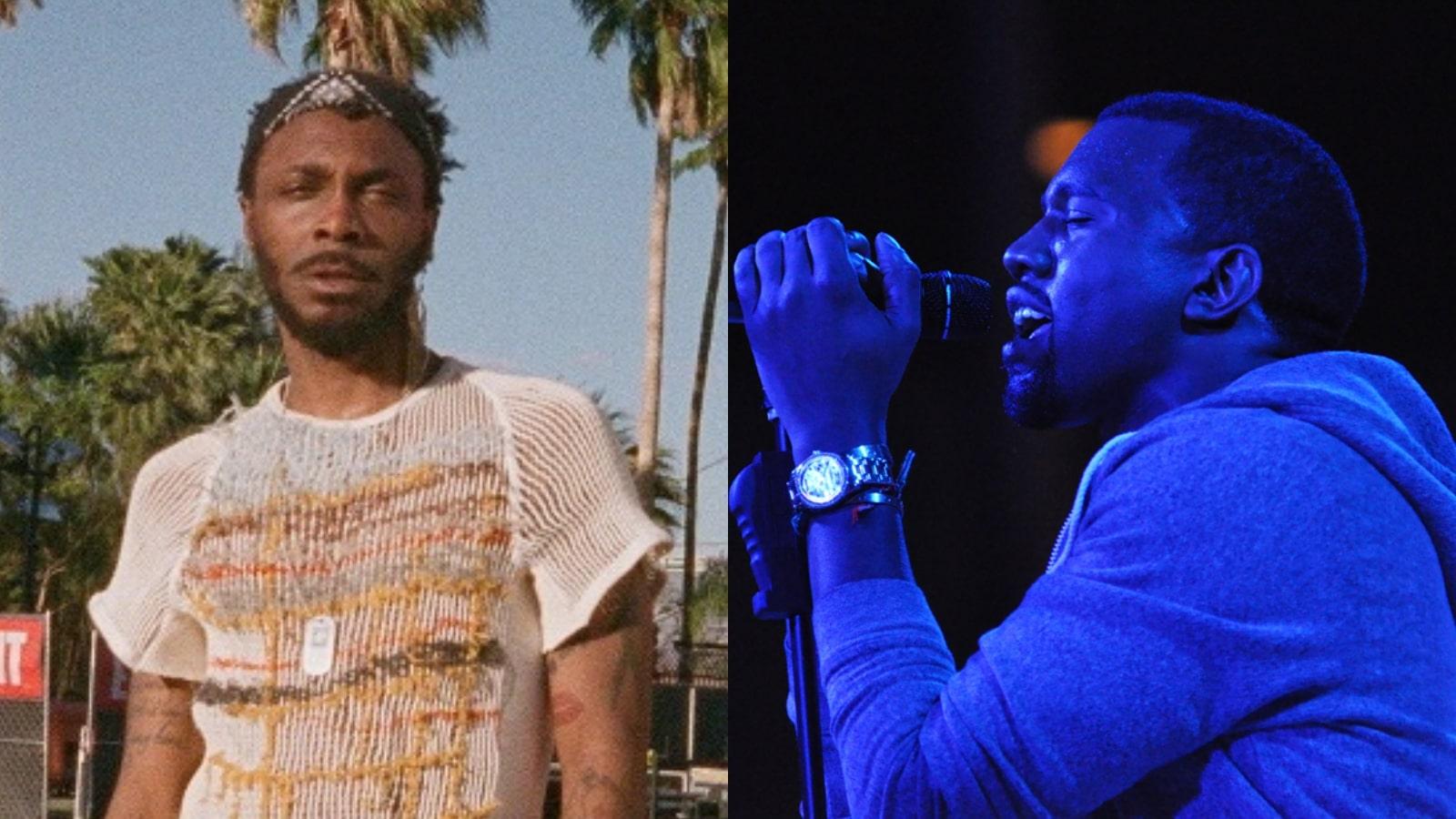 JPEGMAFIA and Kanye West in side-by-side photo