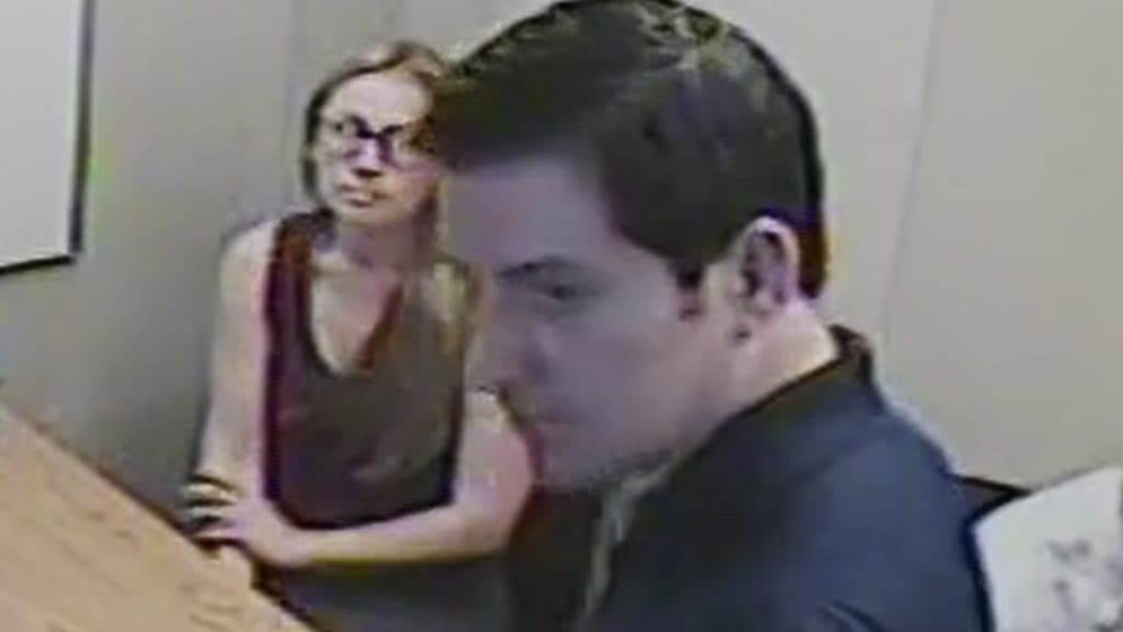 Police footage showing FBI Agent David Sesma and Denise Huskins, as shown in American Nightmare