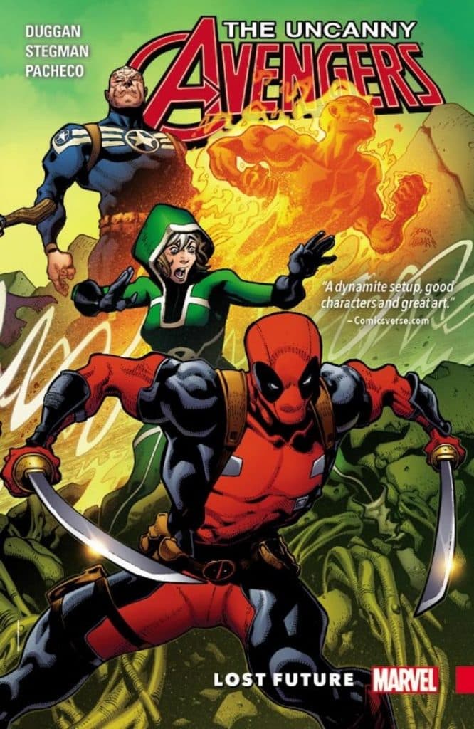 Uncanny Avengers Lost Future cover art