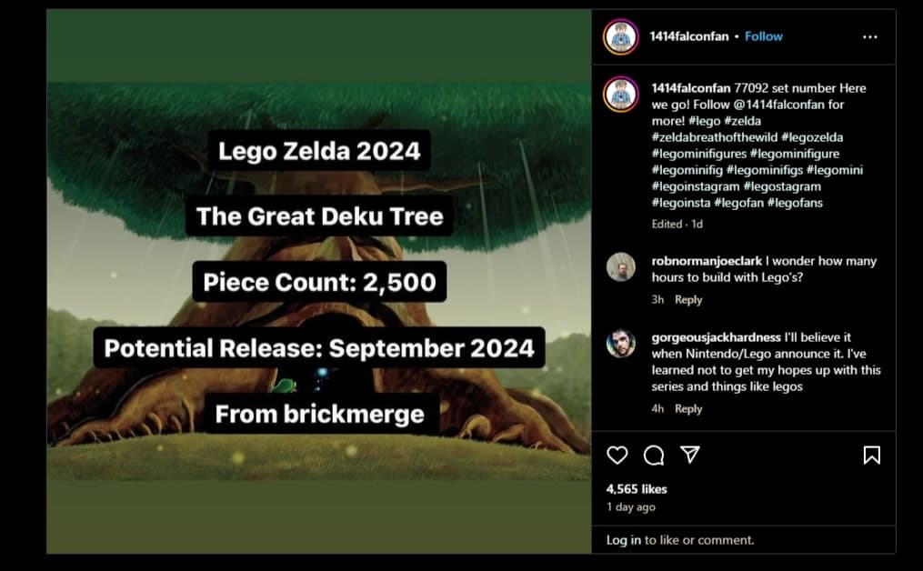 LEGO IDEAS - The Legend of Zelda: Ocarina of Time - The Great Deku Tree