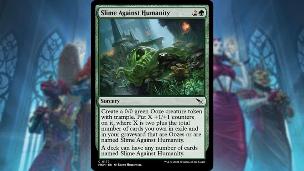 MTG Slime Against Humanity card
