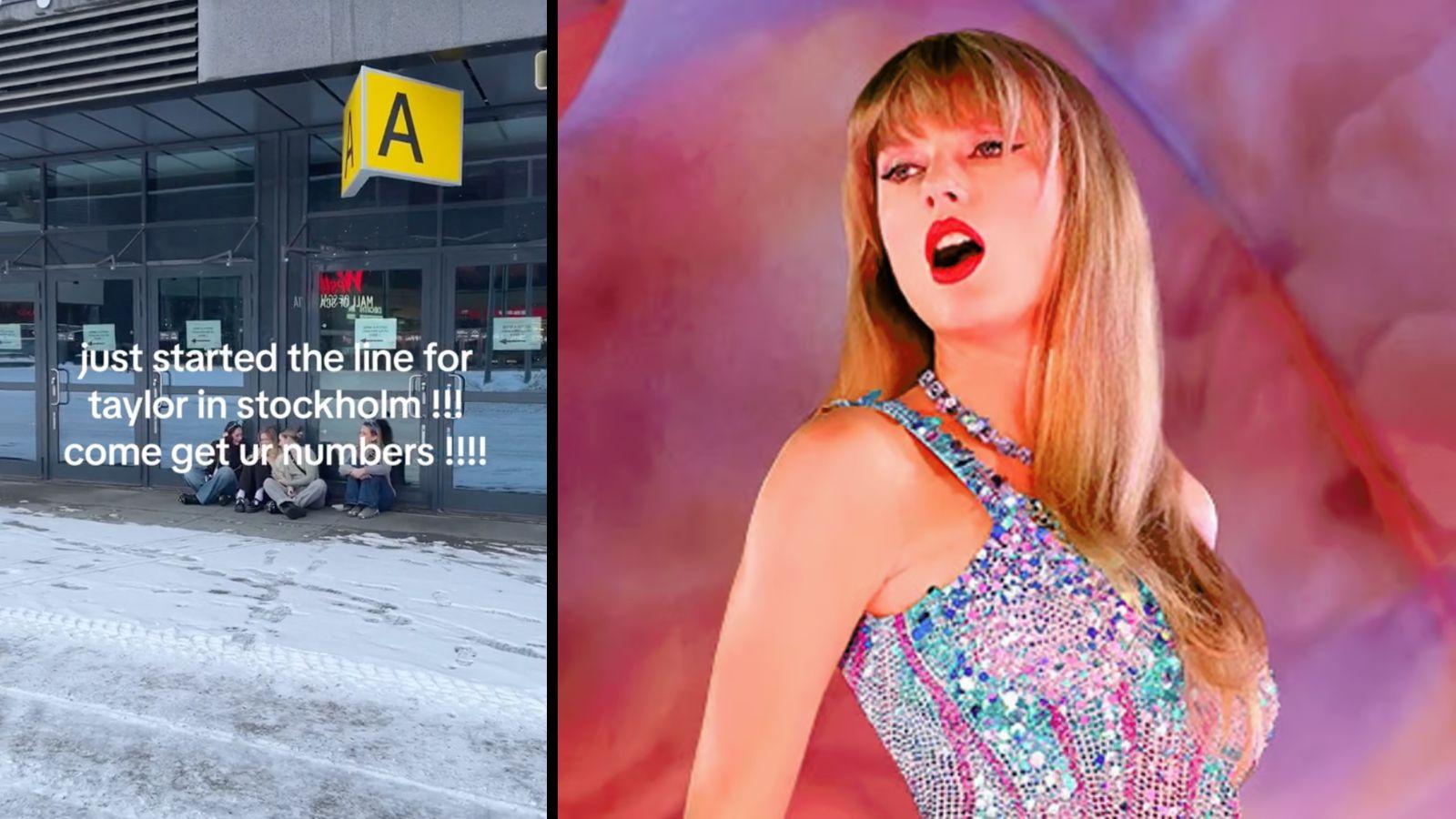 Fans start queue for Taylor Swift concert 4 months in advance