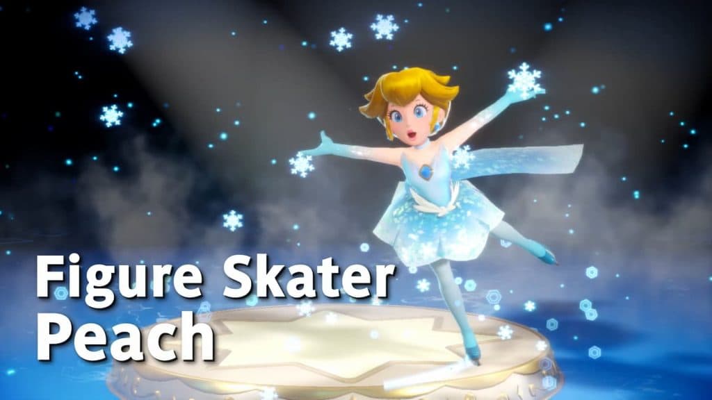 Figure Skater Peach in Princess Peach Showtime