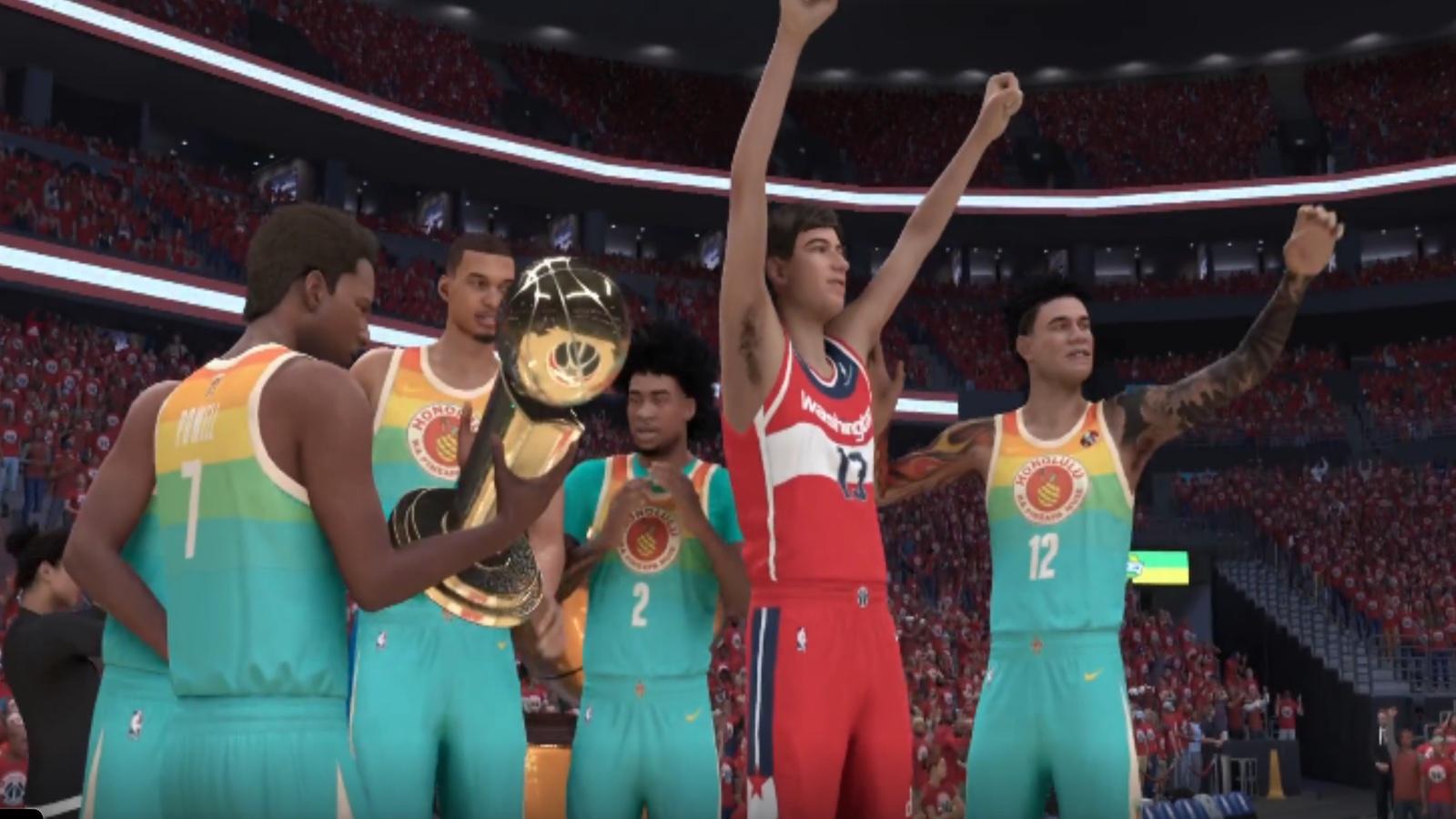 NBA 2K24 wrong player with Finals winners