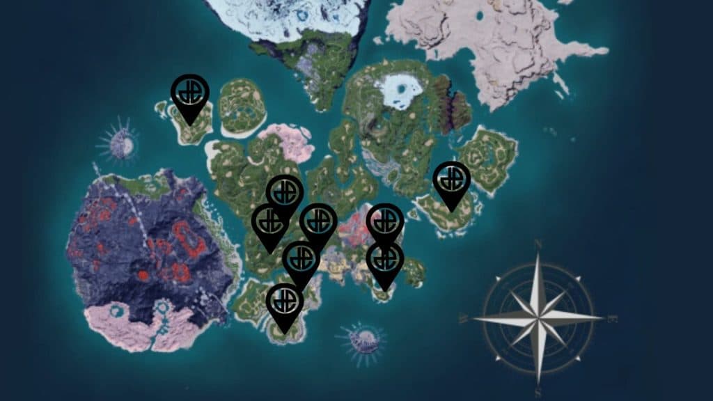 Melpaca spawn locations in Palworld