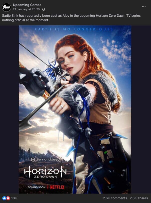 Horizon Zero Dawn Netflix Series Gets First Details, Will Feature Aloy