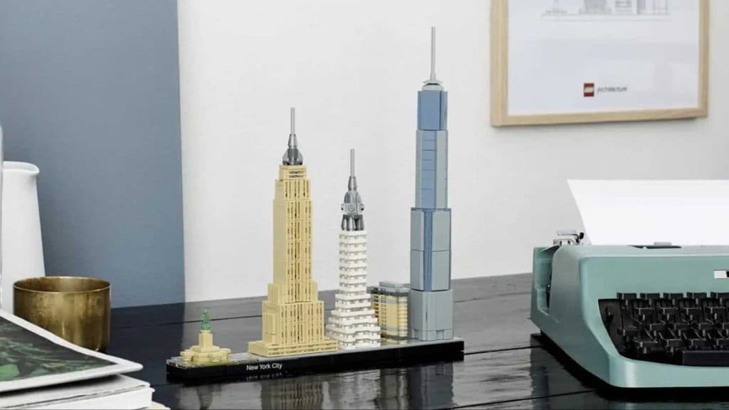 LEGO Architecture New York City on display