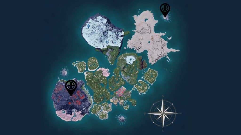 Astegon locations in Palworld