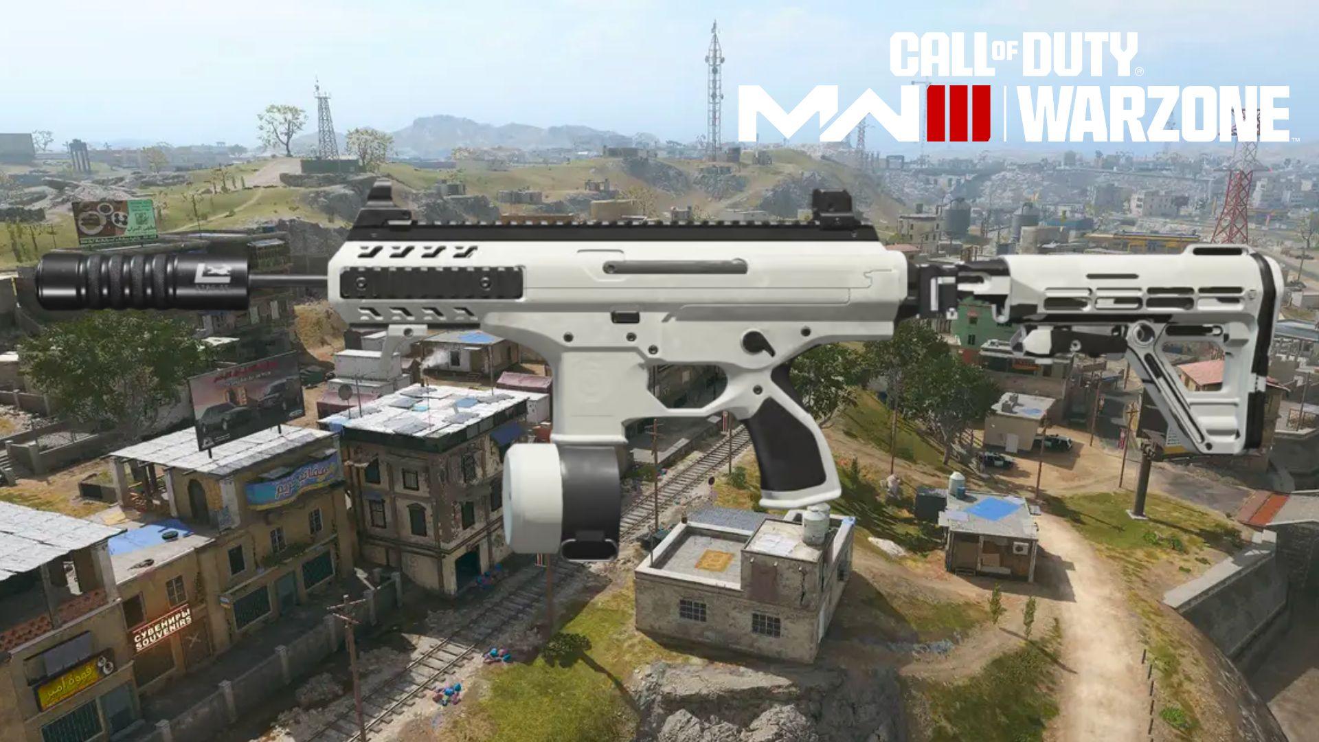 White HRM-9 SMG in Warzone