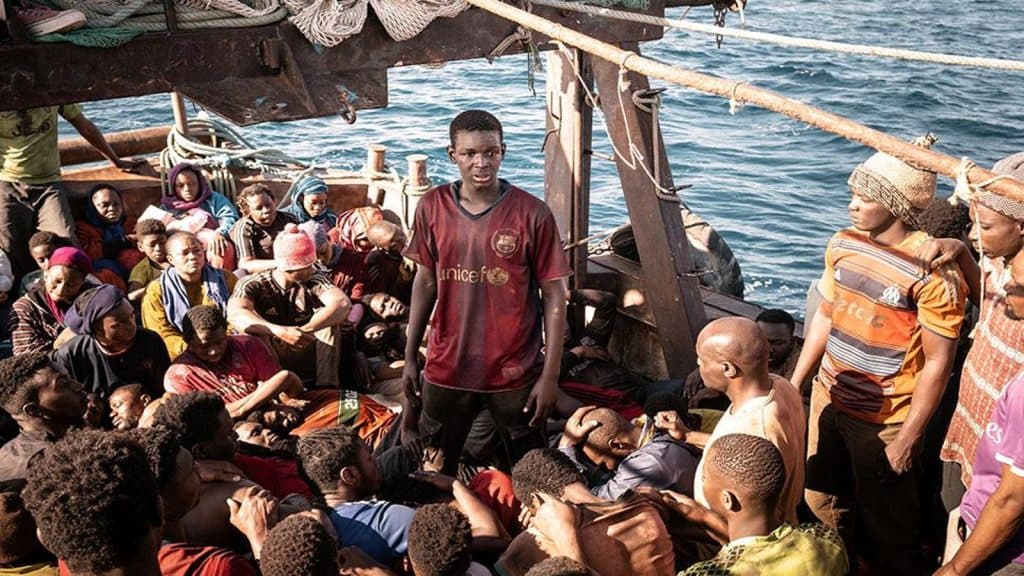 One of the teenagers travelling from Senegal to Italy in Il Capitano.