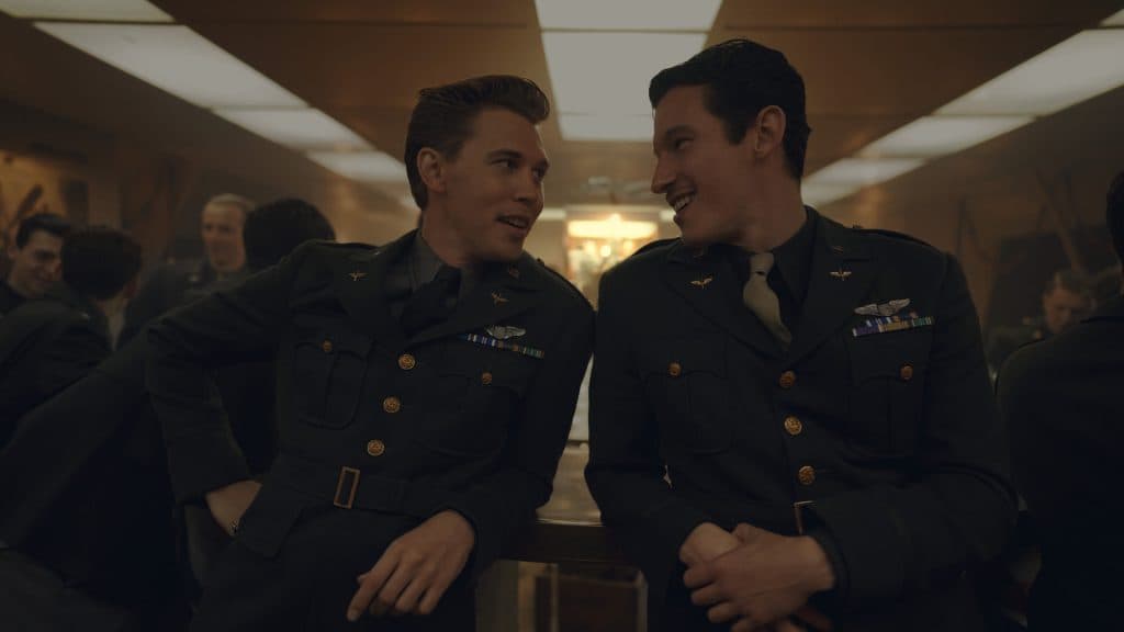 Austin Butler and Callum Turner in Masters of the Air