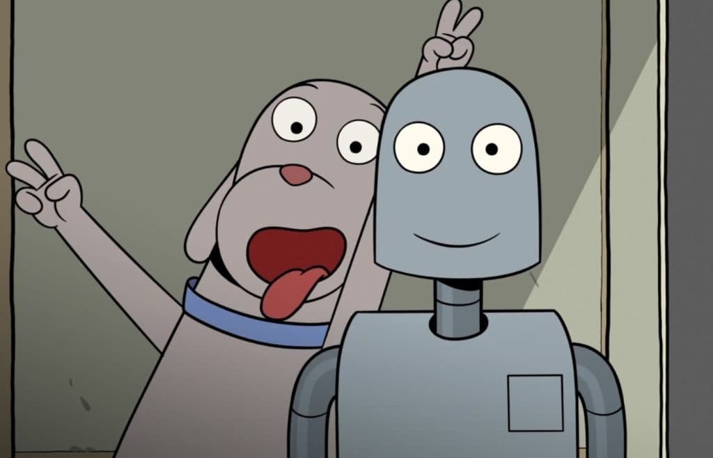 Dog and Robot in Robot Dreams